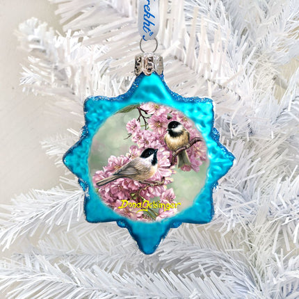 Spring Blossoms Mercury Glass Ornament by D. Gelsinger - Christmas Decor - 778104-DG-1