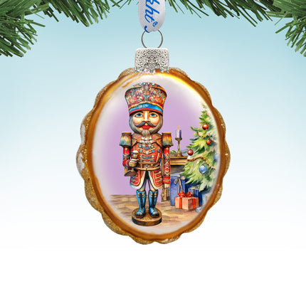 Nutcracker Mercury Glass Ornaments by G. Debrekht - Christmas Decor - 776023-1