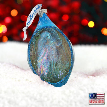 Forest Fairy Glass Ornament by Josephine Wall - Christmas Decor - 757-402-JW-1