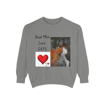 Real Men Love Cats Sweatshirt – Cozy Unisex Pullover