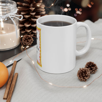 Beltane Mug — "May your Beltane be bright, brave, and a little bit silly." Ceramic Pagan Celebration Cup (11oz/15oz)
