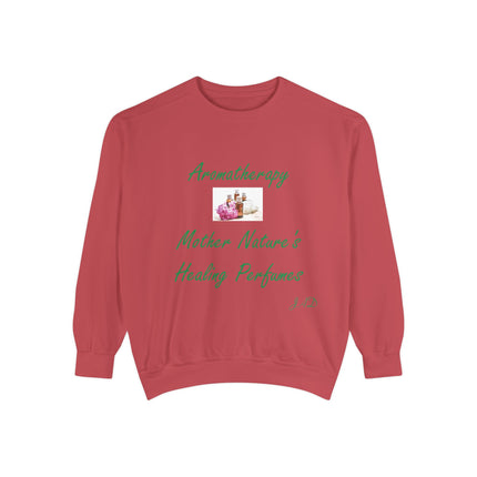 Aromatherapy Healing Sweatshirt | Unisex Garment-Dyed Comfort