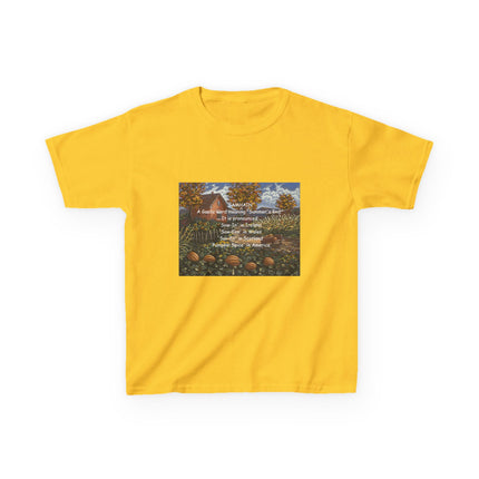 Inspirational Kids Heavy Cotton Tee - Cozy & Uplifting Design for Everyday Wear