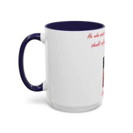 Saint Faustina Quote Mug – Passion of Jesus – 15oz Accent