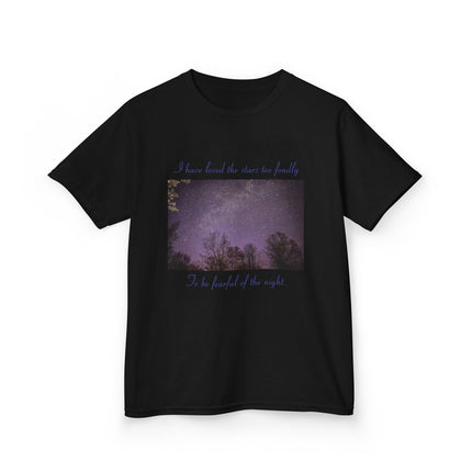 Kids Starry Night Tee - "I Have Loved the Stars Too Fondly"
