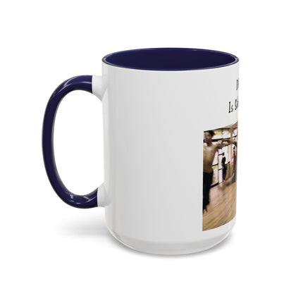 Dancing Is Silent Poetry Accent Coffee Mug — Inspirational Dance Quote Mug