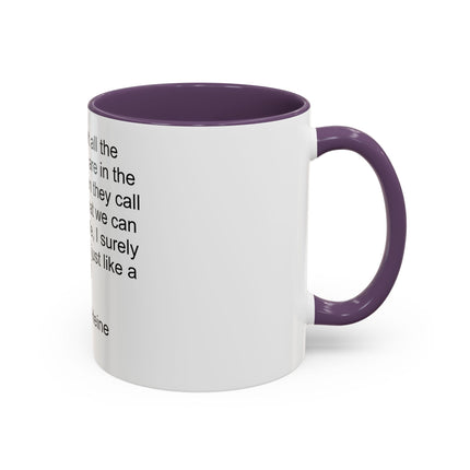 Accent Coffee Mug — "I Have Smelt All the Aromas" Heinrich Heine Quote