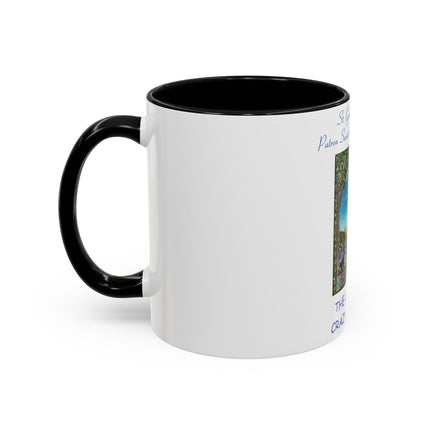 Cat Lover’s Accent Mug – Saint Gertrude of Nivelles, 11oz