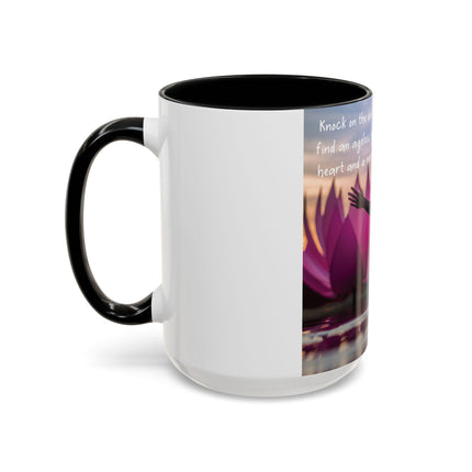 Ageless Hippie Soul Mug | 15oz Accent Cup with Peaceful Watercolor