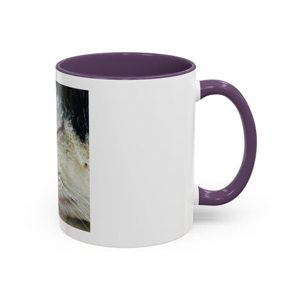 Cat & Butterfly Coffee Mug with 'Life is Short' Inspirational Quote (Accent, 11/15oz)