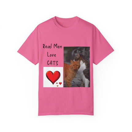Real Men Love Cats Unisex T-Shirt – Cute Cat Lover Tee