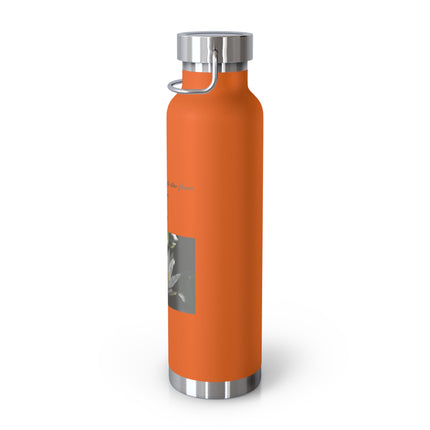 Zen Serenity Copper Bottle – 22oz Lotus Design for Mindful Living