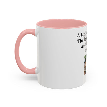 Lughnasadh Feast Mug — "The bread, the brew, and the bilberry mousse!" Accent Coffee Cup