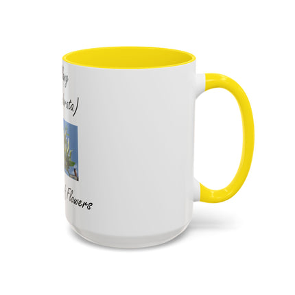 Ylang Ylang Floral Mug – 15oz Ceramic Cup with Aromatic Nickname