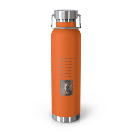 Insulated Copper Bottle 22oz — Motivational Poem Design