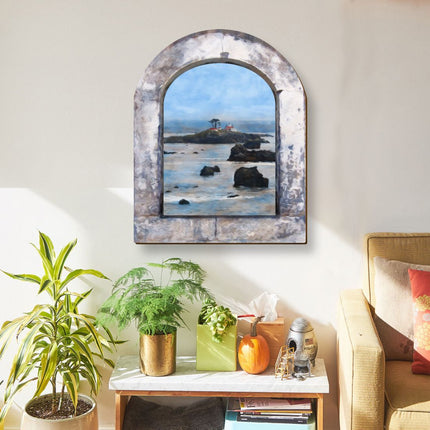 Lost Island Wooden Wall Art by G. DeBrekht - Coastal Sea-Life Decor - 8491003W-2