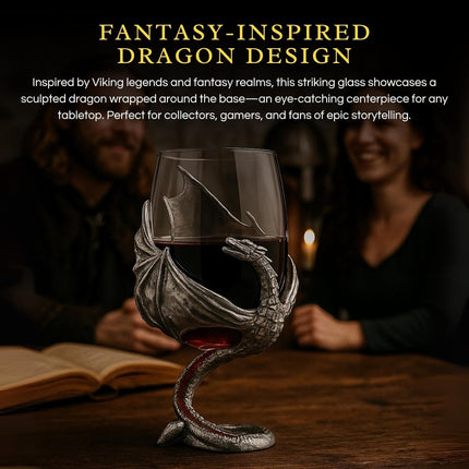 Medieval GOT Dragon D&D Game Goblet of Thrones Merchandise Beer Steins Viking Tankard Mug Stainless Coffee Cup Gift Mug for Dragon Collector, Themed Party Decoration, For Wine, Beer & Water, Gift-3
