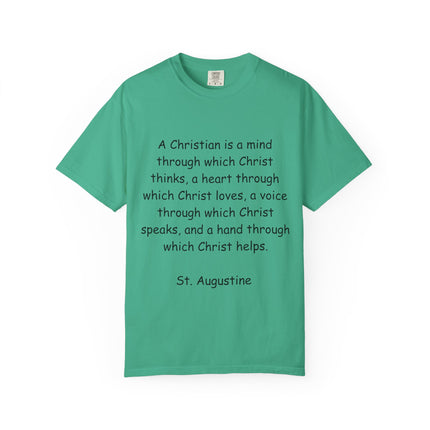 Inspirational Quote T-Shirt - Unisex Garment-Dyed Tee