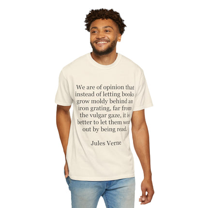 Jules Verne Quote T-Shirt — Literary Quote Tee for Book Lovers