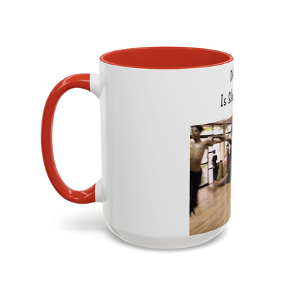 15oz Accent Mug – Dancing Is Silent Poetry | Artistic Gift Idea