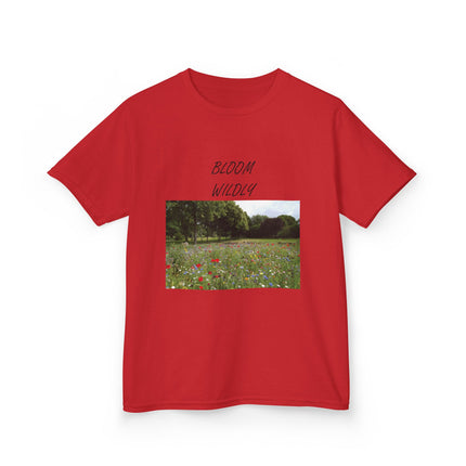 Kids Bloom Wildly Tee – Nature-Inspired Graphic Shirt for Spring Fun