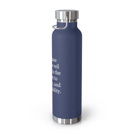 Beltane Quote Stainless Bottle — 22oz Copper Vacuum Insulated