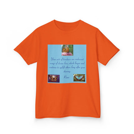 Kids Tee with Butterfly Design – Inspirational Nature Gift