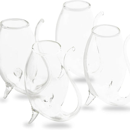 Crystal Port and Dessert Wine Sippers, Dry Sherry, Cordial, Aperitif & Nosing Copitas Tasting Glass - Dinner Drink Glassware Glasses | Set of 4 - 3 oz Sipper | - The Wine Savant-2