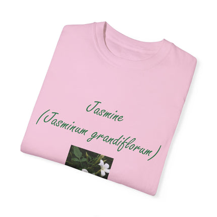 Jasmine Flower Tee – King of Flowers, Unisex Garment-Dyed