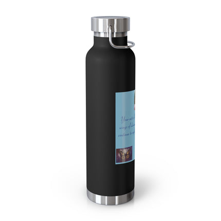 Inspirational Copper Vacuum Insulated Bottle - 22oz Rumi Quote