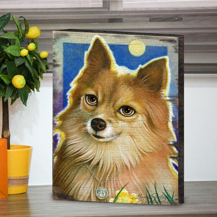 Buttercups Wooden Wall Art by Laura Seeley - Pets Dog and Cats Decor - 8511118B-2