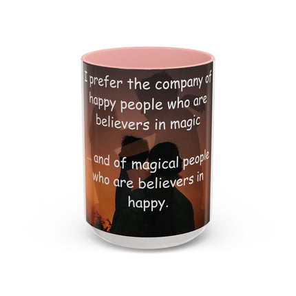 Believers in Magic Mug – 15oz Accent Ceramic Cup for Happy Souls