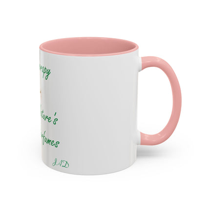 Aromatherapy Accent Mug – “Mother Nature’s Healing Perfumes,” 11oz