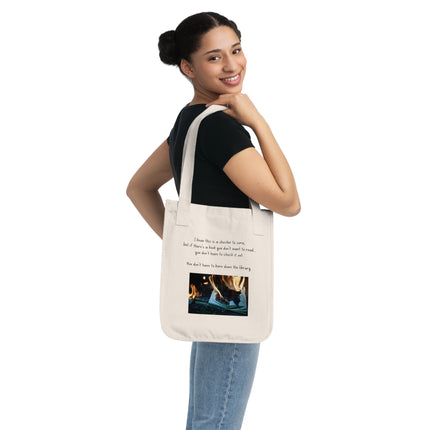 Freedom to Read Tote – Eco-Friendly Bag with Burning Book Graphic