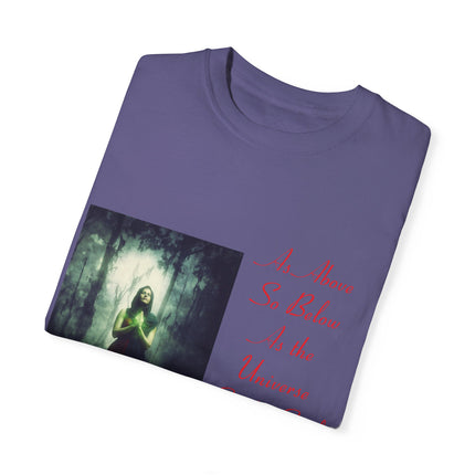 Mystic Quote T-Shirt – “As Above So Below” Graphic Tee (Unisex)
