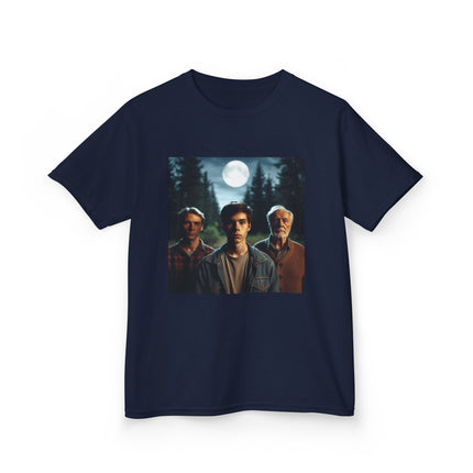 Kids' Graphic Tee – Moonlight Adventure Design