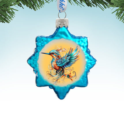 Fairy Bird Mercury Glass Ornaments by G. Debrekht - Christmas Decor - 776026-1