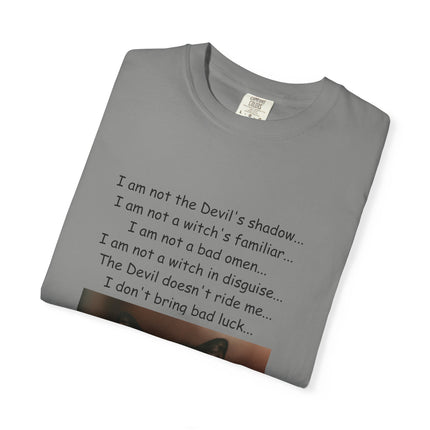 Unisex Cat-Themed T-Shirt – "Please Don't Hurt Me" Design