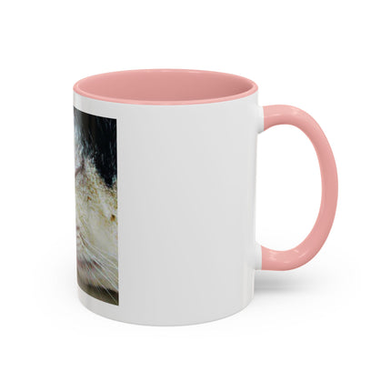 Cat & Butterfly Coffee Mug with 'Life is Short' Inspirational Quote (Accent, 11/15oz)