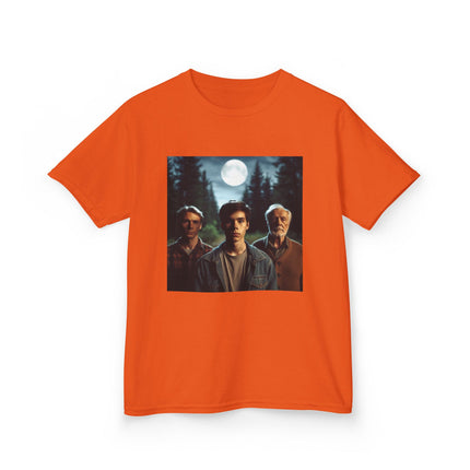 Kids' Graphic Tee – Moonlight Adventure Design