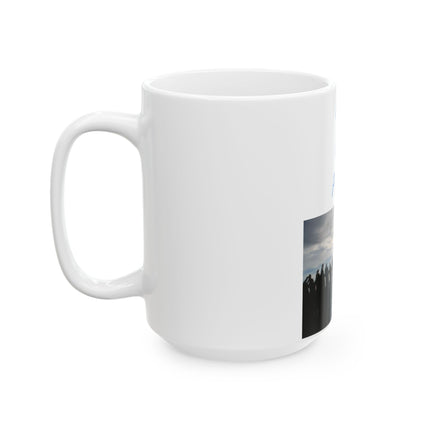 Pray for Peace Ceramic Mug – 15oz Inspirational Drinkware