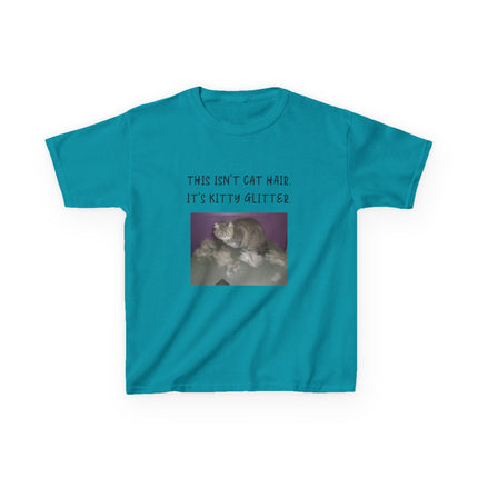 Kitty Glitter Kids Tee – Funny Shirt for Young Cat Enthusiasts