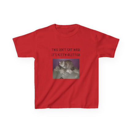 Kitty Glitter Kids Tee – Funny Shirt for Young Cat Enthusiasts