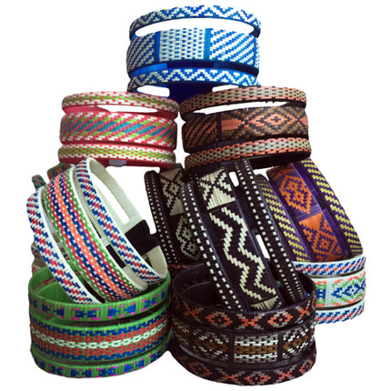 Three Piece Cana Flecha Bracelet - Earth Tone-0
