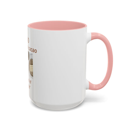Cacao Coffee Mug – "The Food of the Gods" Botanical Cocoa Illustration (11/15 oz)