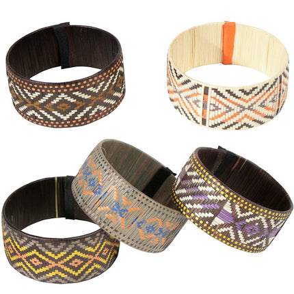 Wide Cana Flecha Bracelet - Earth Tone-1