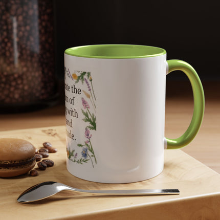 Spring Gratitude Coffee Mug — "Celebrate the return of spring with joy and gratitude"
