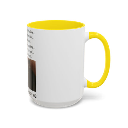Accent Mug – Black Cat Print – Ceramic Drinkware – 15oz
