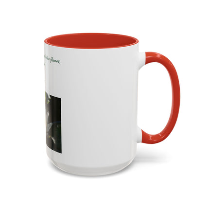 Lotus Flower Coffee Mug — "A flower does not compete with other flowers, it just blooms"