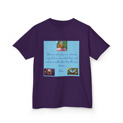 Kids Tee with Butterfly Design – Inspirational Nature Gift